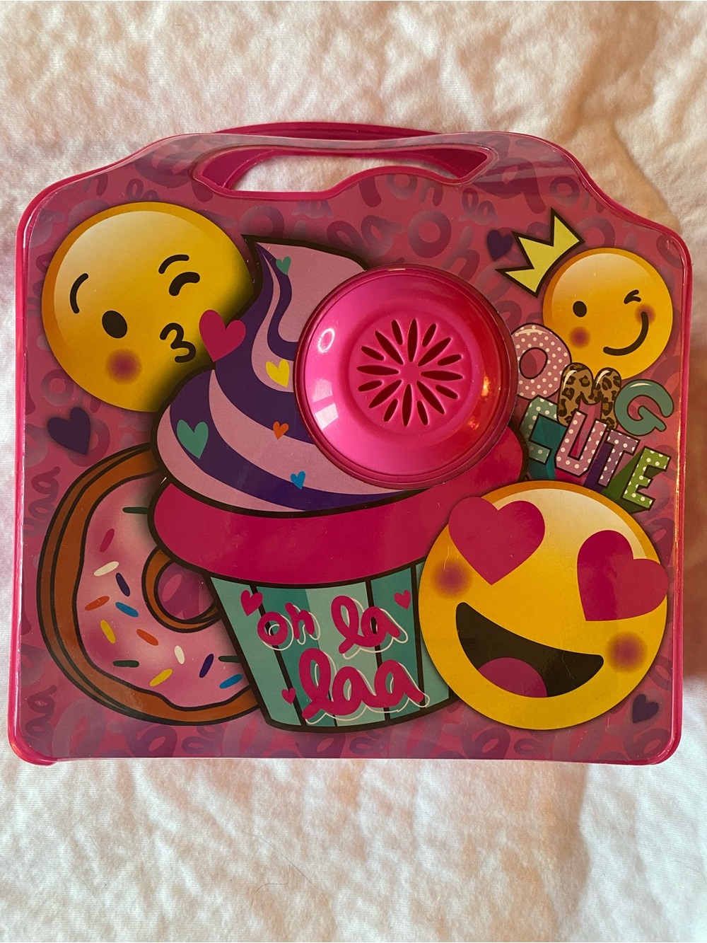 Emoji On-The-Go Nail Studio with Nail Dryer Play Set